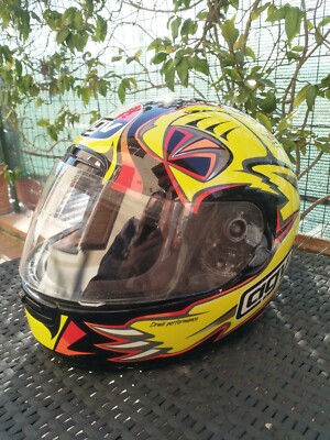 Casco Helmet AGV Q-SERIES 1994 96 Max Biaggi - Drudi Performance USATO  (Leggi!) | eBay