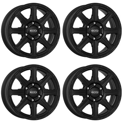 4 Dotz Kalahari black wheels 8.0Jx18 6x114,3 for Renault Alaskan