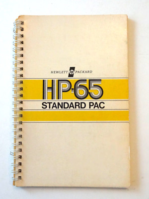 Hp65 Pac 1974 Hewlett Packard HP-65 Calculator Standard PAC Manual | eBay