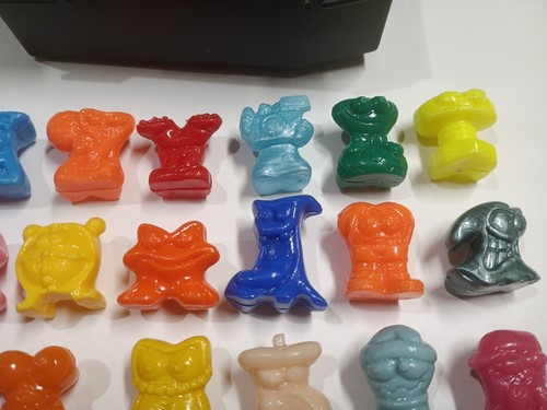 GoGo's CRAZY BONES Lot 62 With Coffin Case + 1 Large Glow In Dark Rare - Picture 6 of 14