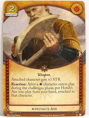 A Game of Thrones 2.0 LCG - 1x #019 Hotah's Axe - Sands of Dorne
