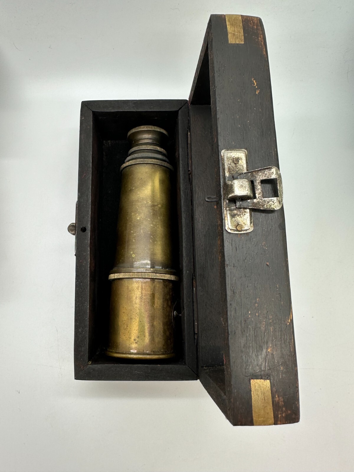 1915 To Her Majesty's Royal Navy A. Maspoli 30 Halborn Brass Telescope