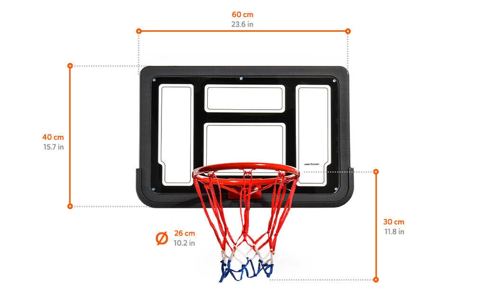 Basketballkorb mit Ständer Basketballanlage wetterfest Board Basketball TORONTO - Bild 4 von 4