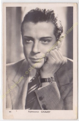 RPPC STAR Fernand Gravey Photo Edit 69