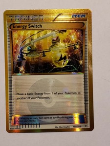 Pokémon ROARING SKIES ENERGY SWITCH 109/108 XY Secret Rare Gold Foil Holographic 820650109751 | eBay