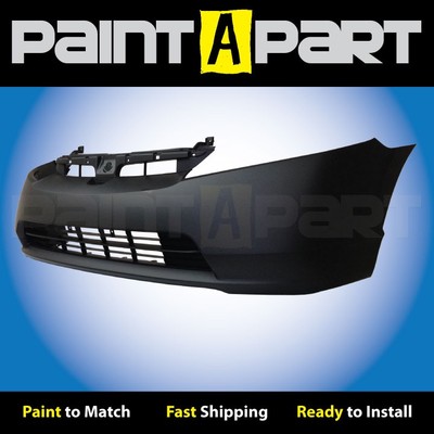 Buy 2006-2008 HONDA CIVIC 4DR SEDAN FRONT BUMPER COVER UNPAINTED NON Primered I329863