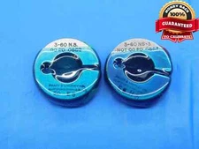 3 60 NS 3 THREAD RING GAGES #3 .099 .0990 GO NO GO P.D.'S = .0882 & .0867 CHECK
