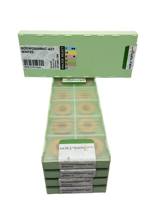x10 Walter RDGW 2006M0T-A27 WAP25 Carbide Milling Inserts IS2