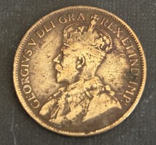 1917- CANADA 🇨🇦 Large ONE CENT