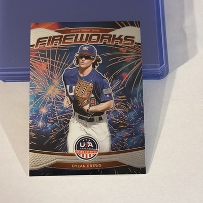 2026 Panini Stars and Stripes USA   Fireworks   Dylan Crews #18