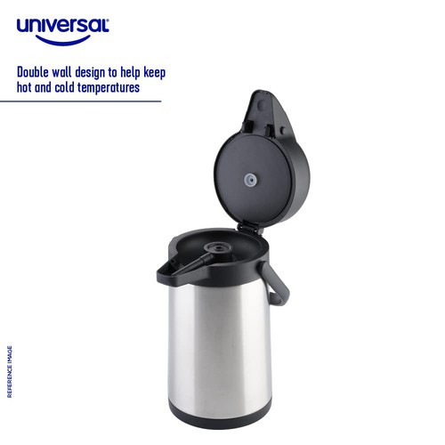 3.2-Quart Stainless Steel Thermal Coffee Carafe – Insulated Airpot with Pump ... - Picture 4 of 6
