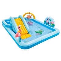 Intex Planschbecken Jungle Adventure Playcenter Mit Rutsche Sprinkler 57161NP
