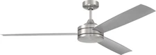INS62BNK3 Inspo 62" Ceiling Fan with Wall Control, Brushed Polished Nickel
