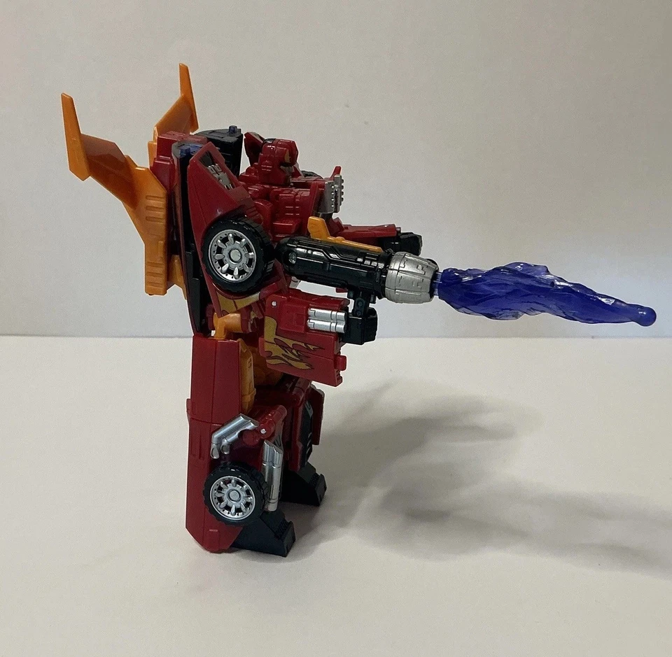 Figura de acción Transformers, Robots In Disguise, Rodimus/Hot Rod ~ ¡100% completa! Foto 4 de 4