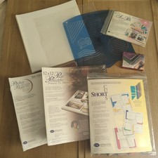 Creative Memories Scrapbook Lot 12x12 Strap Hinge Pages Protectors 1999