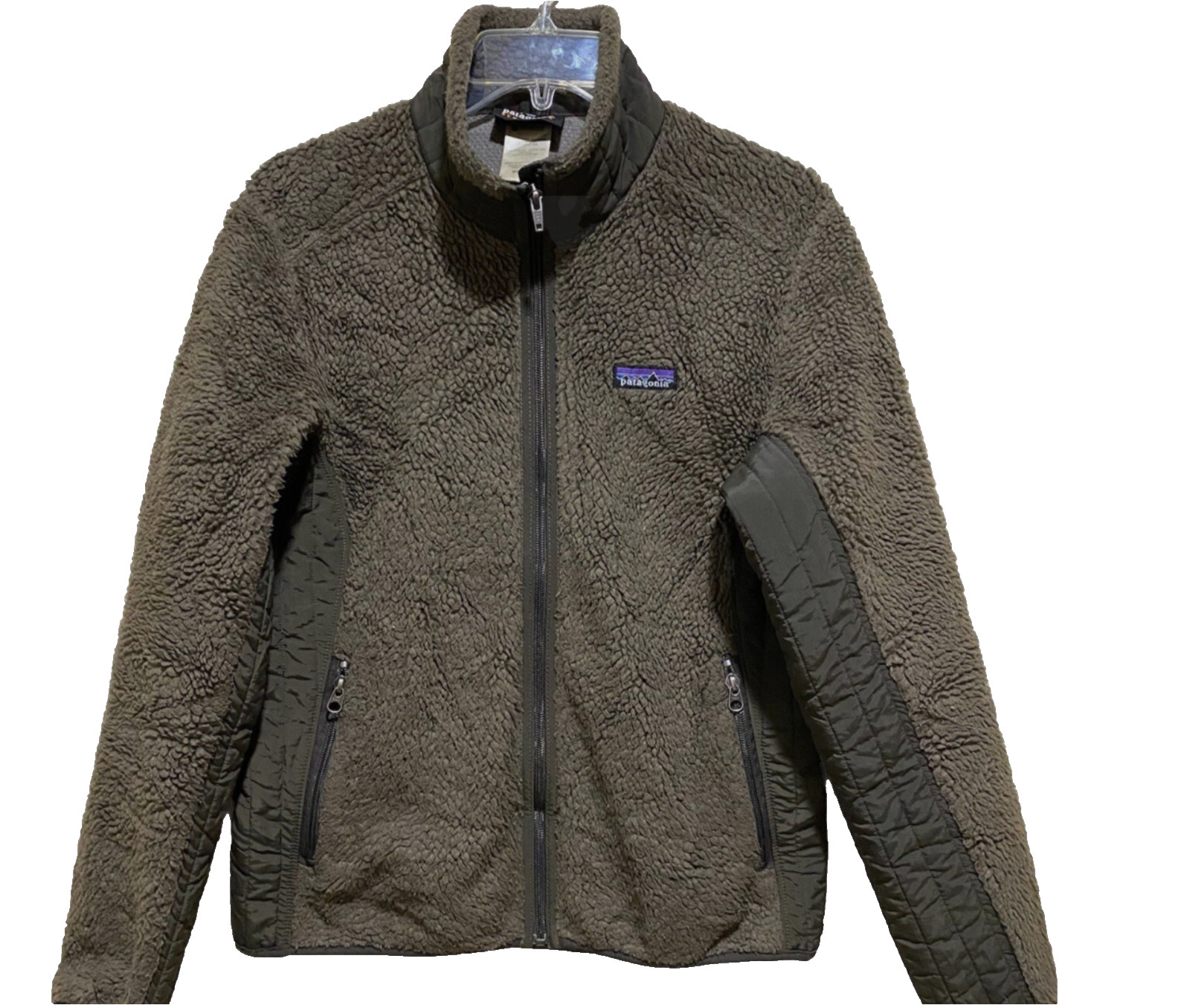 Vintage Patagonia Synchilla Retro-X Jacket Womens M Green Teddy Fleece Zip Front thumbnail 4