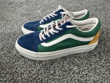 Vans Old Skool Yacht Club Color Block Blue Green Yellow Red Men s 3.5 Women s 5