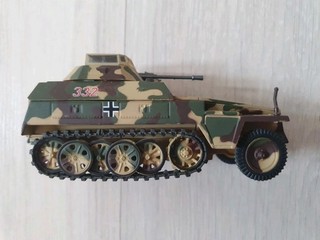 INCONNU AUTOMITRAILLEUSE BLINDEE ALLEMANDE TYPE Sdkfz 250/9 WWII Ech:1/50e