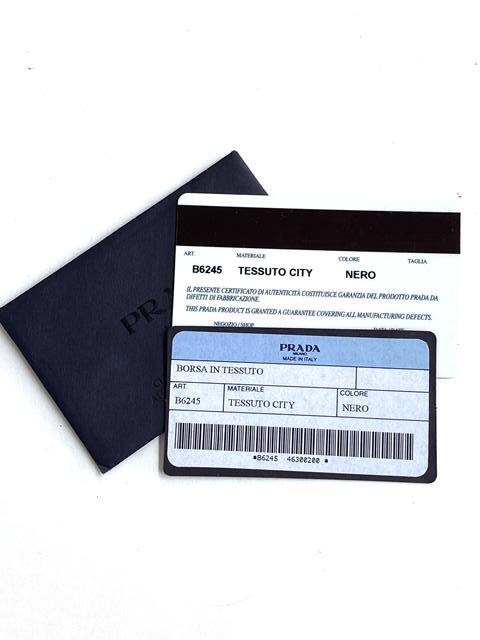 Prada Mini Tote Bag B6245 Black Tessuto Nylon Vintage Authentic thumbnail 10