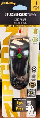 Zircon StudSensor Stud Finder HD25 Wall Wood & Metal Stud Finders
