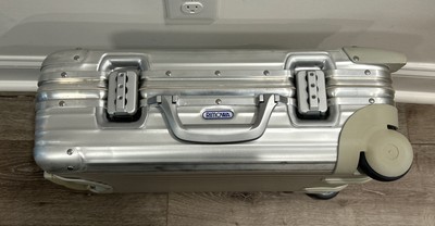 Vintage Rare RIMOWA Topas 2 Wheels Carry on Suitcase Aluminum Made