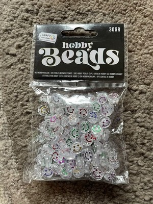 Hobby Beads Smiley Perlen 30g NEU OVP