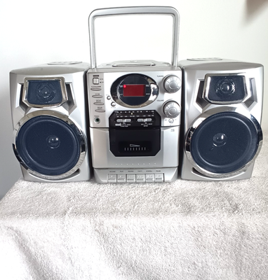 Durabrand Boombox AM/FM Radio Cassette CD Portable Stereo CD-1493