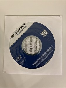 Corel WordPerfect Productivity Pack CD Disc 2003 OEM P/N 980298 New