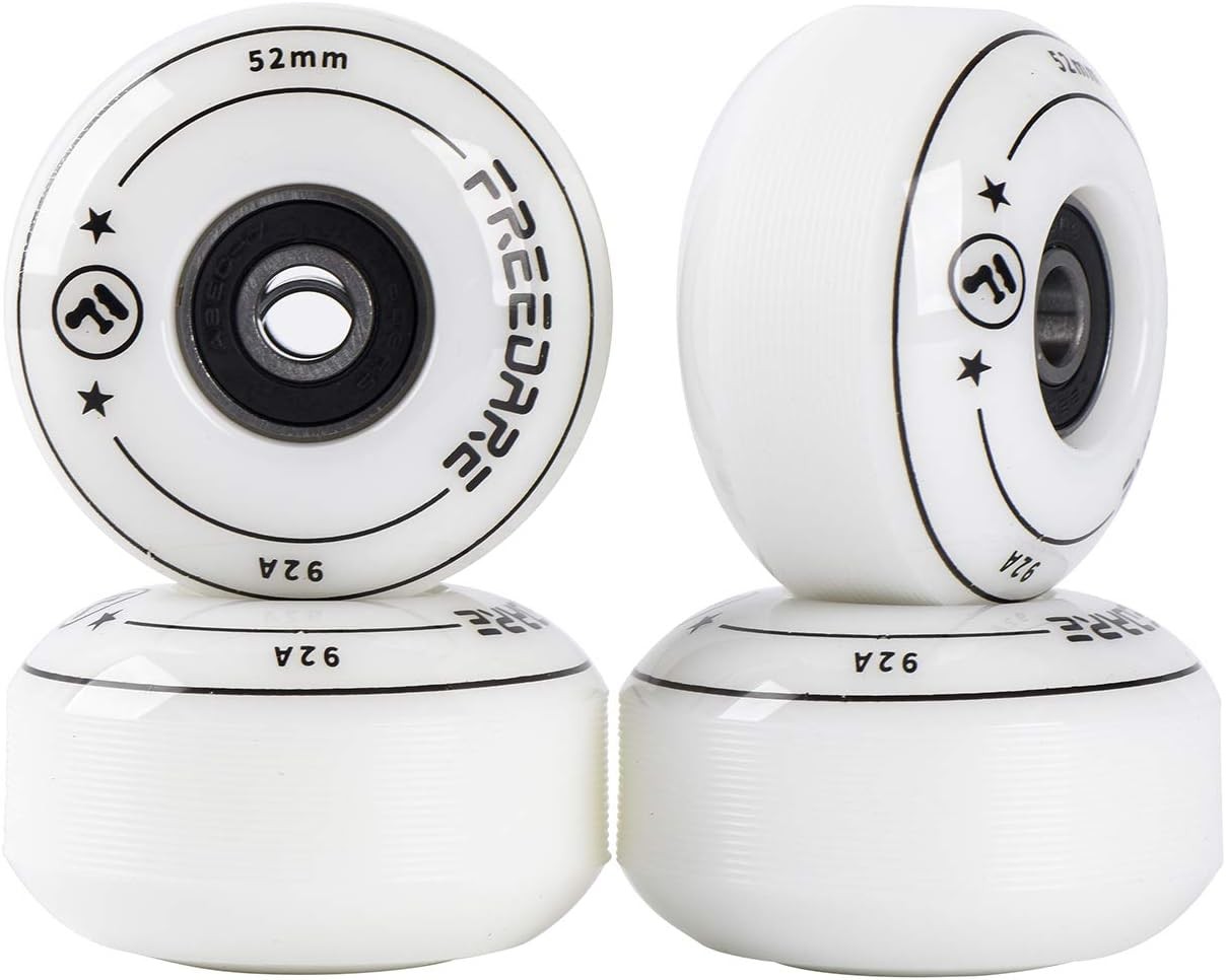 Wheels 52mm And Bearings For Street Tricks Pack Of 4