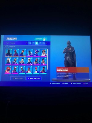 OG BLACK KNIGHT 350+ SKINS ACCOUNT FOR SALE, MAKO GLIDER, AC/DC PICKAXE ...