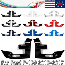 Pair Grille Molding Trim Headlight Bezel For 2015 2016 2017 Ford F150 F-150
