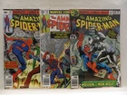 LOT OF 3 1979 AMAZING SPIDER-MAN COMICS..VOL.1.NO.190-192..MARVEL..THE MAN-WOLF!