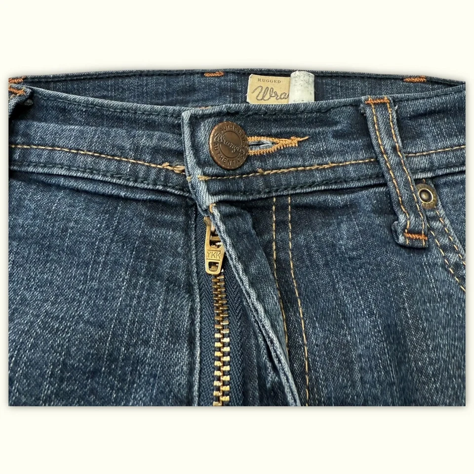 wrangler Vaqueros W30/L30 Azul Excelente Hombres (m194) - Imagen 4 de 4