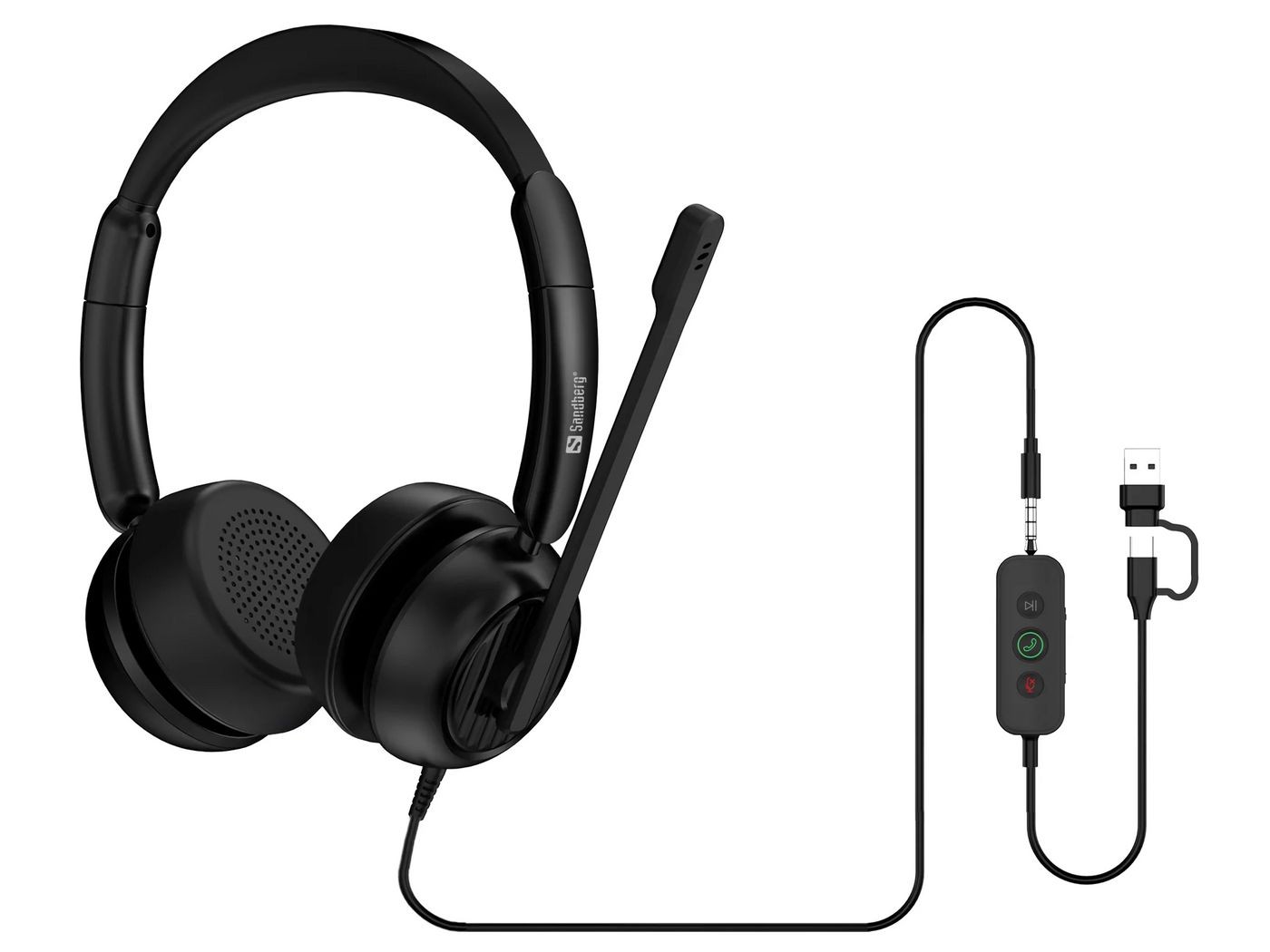 Sandberg 3In1 Office Headset Pro Enc - Image 2