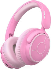 Kids Bluetooth Headphones Wireless 68 Hours,Safe Volume Limit 85/94Db Pink