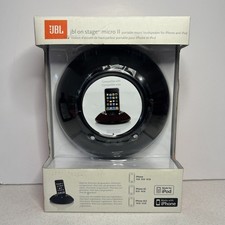 JBL On Stage Micro II Portable Music Loudspeaker for iPhone, iPod MP3 Player New