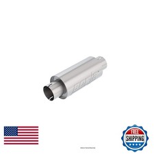 BORLA 401343 Resonator 3" Inlet/Outlet 5" Round 10" Long 15" Overall