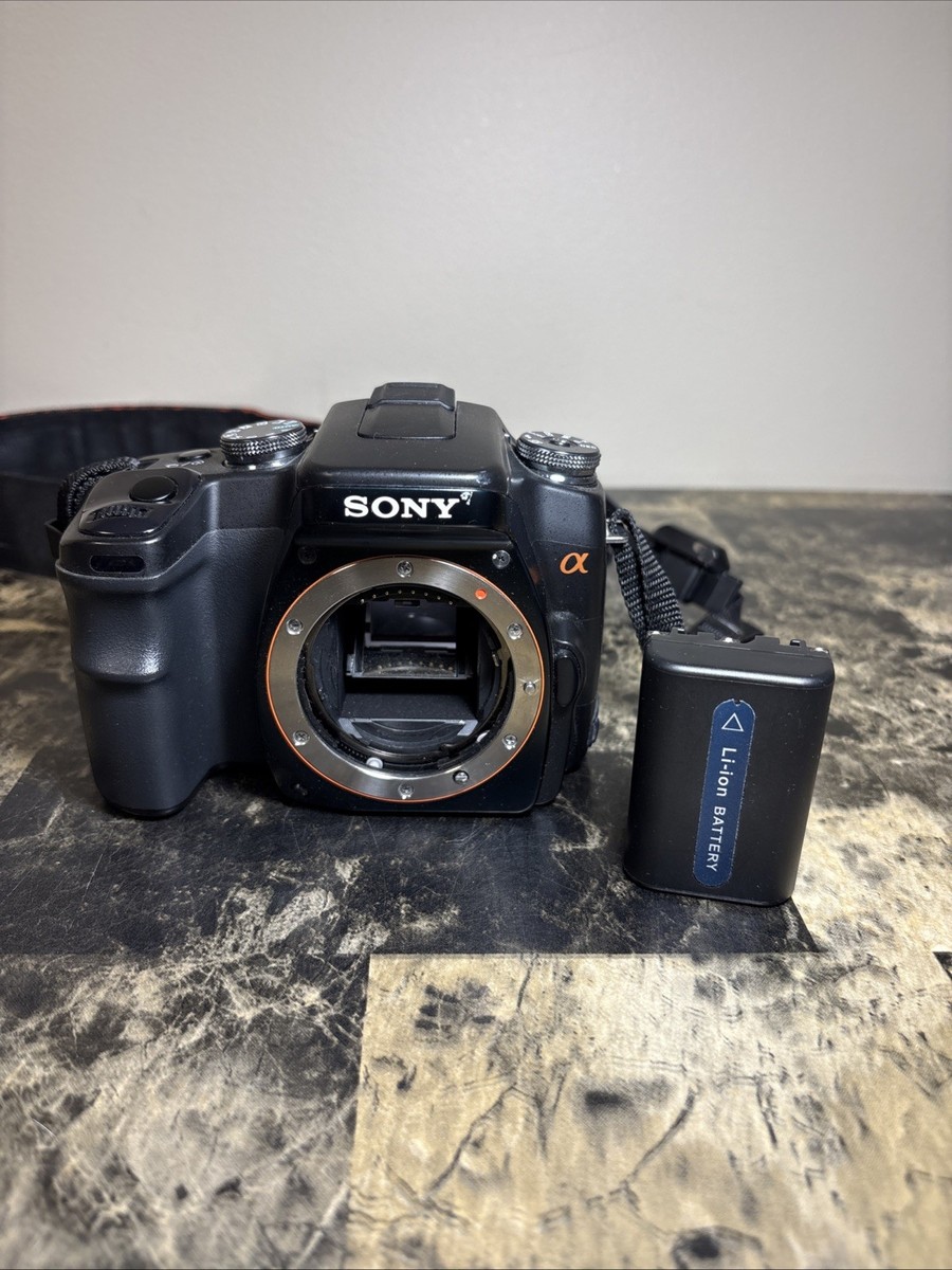 Sony Alpha a100 10.2MP Digital SLR Camera - Black (Body Only Sony Alpha a100 10.2MP Digital SLR Camera - Black (Body Only