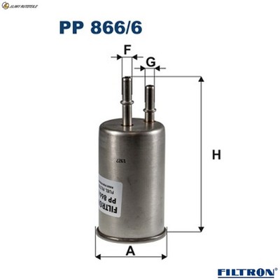 KRAFTSTOFFFILTER PP 866/6 FÜR VOLVO V60 V40/Hatchback S80/II S60 XC60/SUV V70