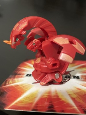 Bakugan Red Pyrus Hades 480G B2 New Vestroia With Gate Card Read Description