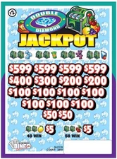 NEW pull tickets DOUBLE DIAMOND JACKPOT - $2 Instant Tabs