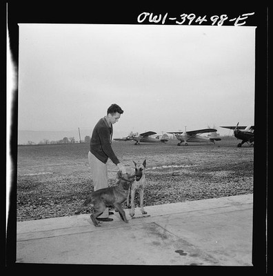 Frederick Maryland Walter Spangenberg 1943 Airfield Flying Lesson Mascots