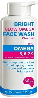 Get Nectar Happiness Bright Glow Omega Korean Glow Essence Face Wash - 200ml