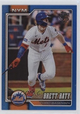 2026 Topps Series 1 Blue Rainbow Foil 32/150 Brett Baty #347 v1x