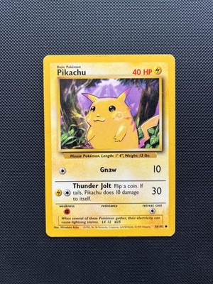 Pikachu 58/102 - Base Set (MP)