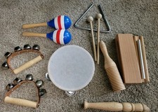 Kids Wooden Music Educational Set Preschool Musical Toys