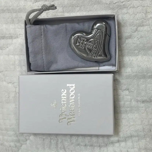 Vivienne Westwood Heart Lighter, Silver, Lightly Used Official
