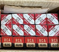 radio vacuum tube lot nos 6j6