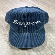 VTG Snap On Tools Snapback Hat K Products Blue Corduroy Cap Made in USA