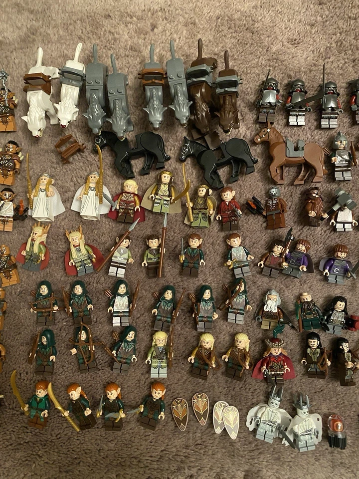 Lego Lord Of The Rings Hobbit Lotr 147 Minifigures/Figures Lot Orc Uruk Elf Etc. - Image 3 of 4